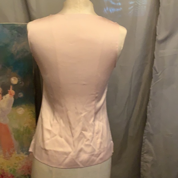 Ruffle front sleeveless top - Picture 3 of 5